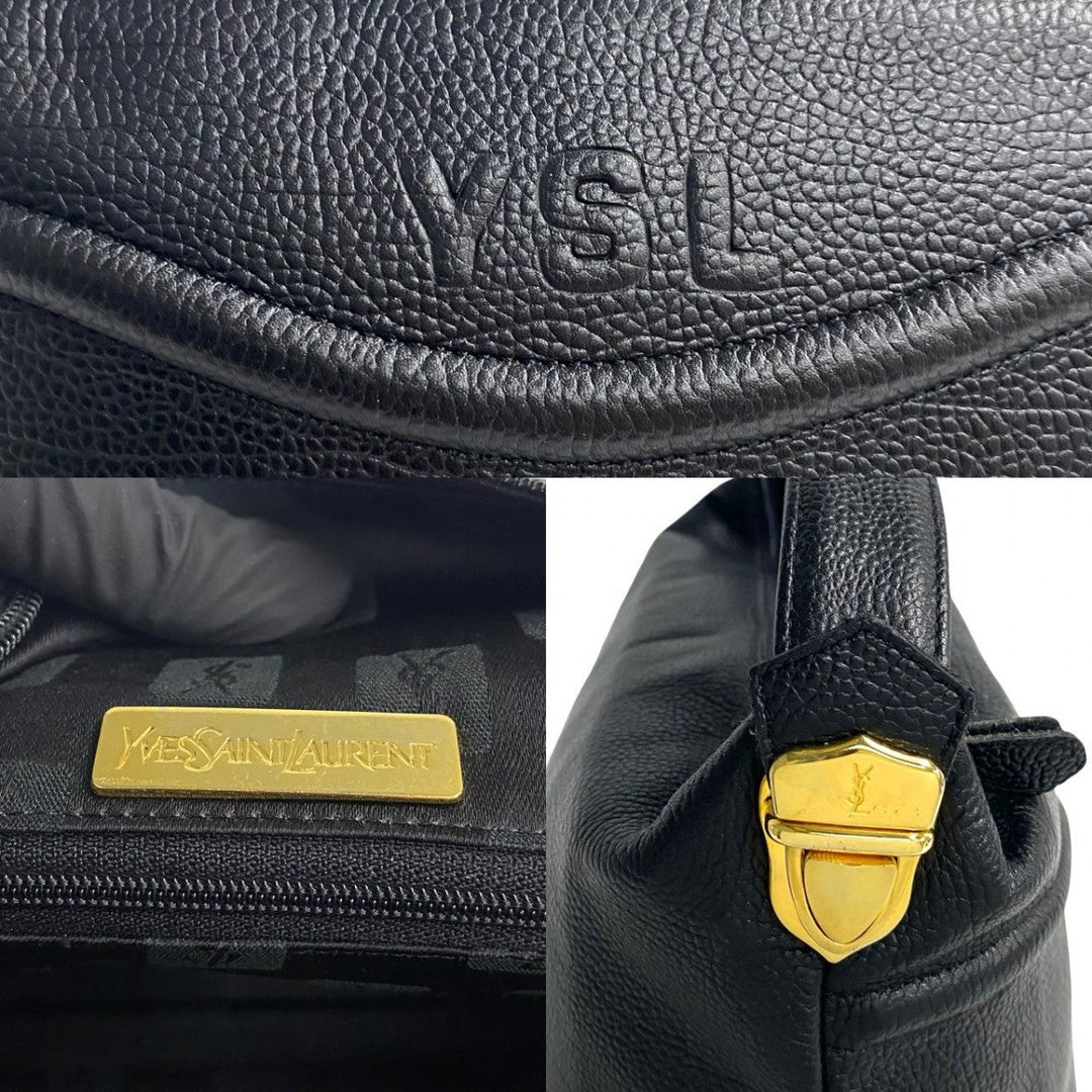 YVES SAINT LAURENT Handbag leather black