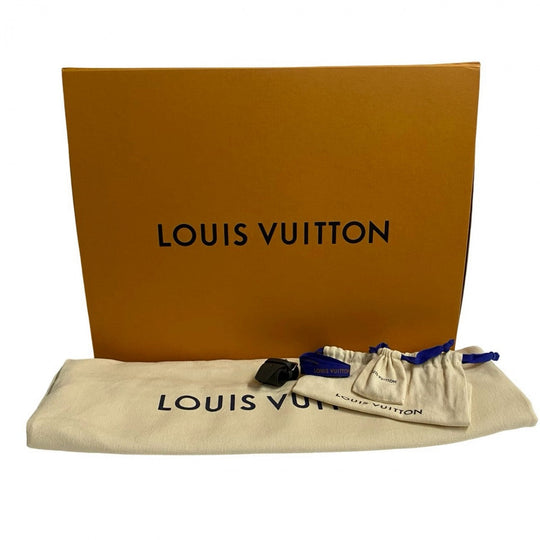 LOUIS VUITTON Shoulder Bag leather black Armando Briefcase MM