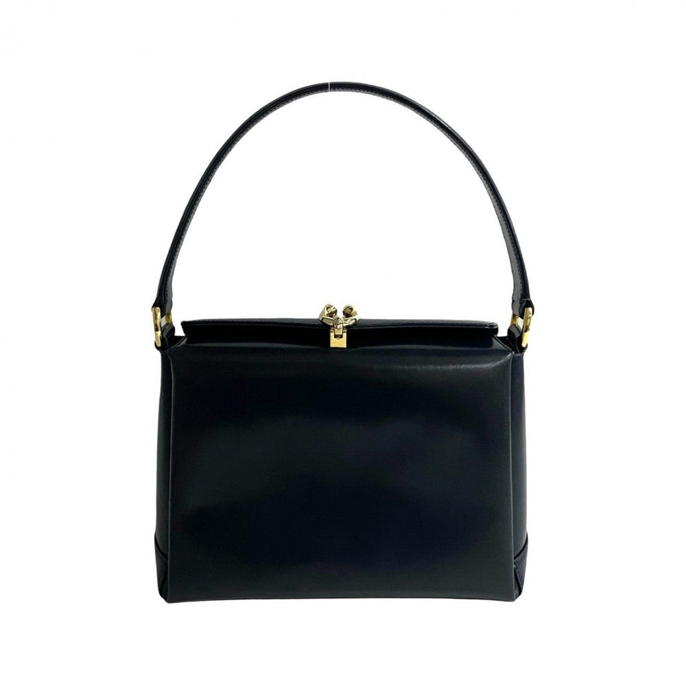 GUCCI Handbag Calfskin Navy