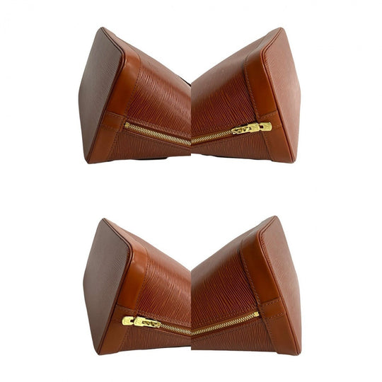 LOUIS VUITTON Handbag Epi Leather Brown Epi Alma