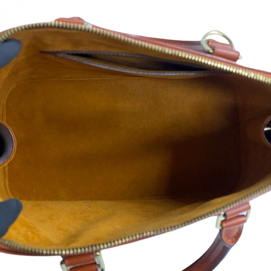 LOUIS VUITTON Handbag Epi Leather Brown Epi Alma