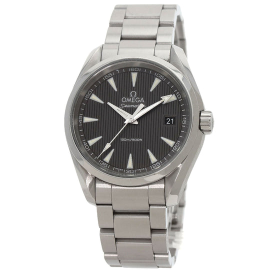 OMEGA Watches Quartz 231.10.39.60.06.001 Stainless Steel , Stainless Steel Silver Seamaster Aqua Terra gray dial mens Used Authentic