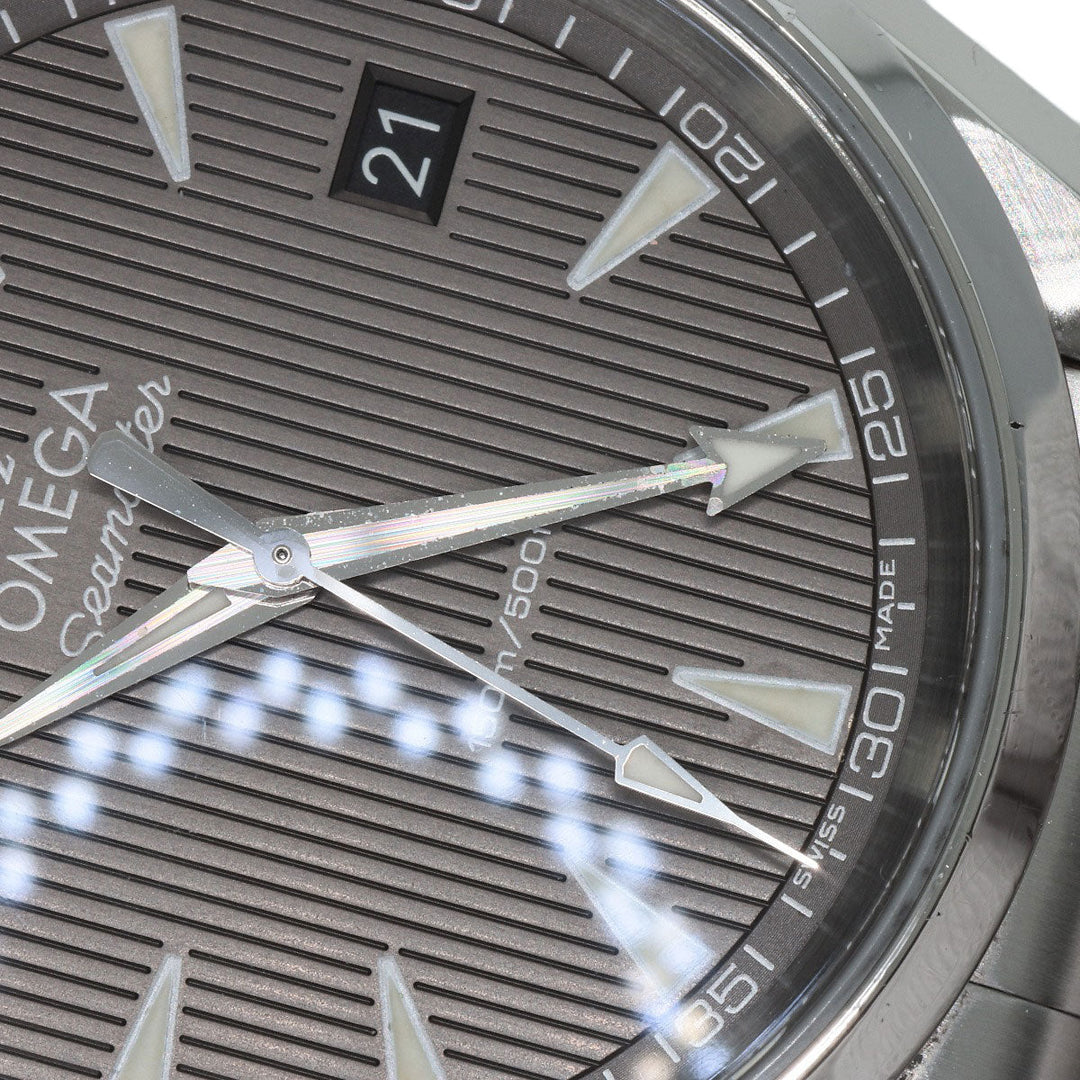 OMEGA Watches Quartz 231.10.39.60.06.001 Stainless Steel , Stainless Steel Silver Seamaster Aqua Terra gray dial mens Used Authentic
