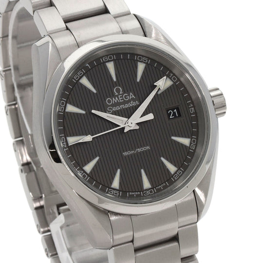 OMEGA Watches Quartz 231.10.39.60.06.001 Stainless Steel , Stainless Steel Silver Seamaster Aqua Terra gray dial mens Used Authentic