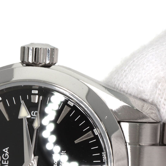 OMEGA Watches Quartz 2577.50 Stainless Steel , Stainless Steel black Aqua Terra black dial mens Used Authentic