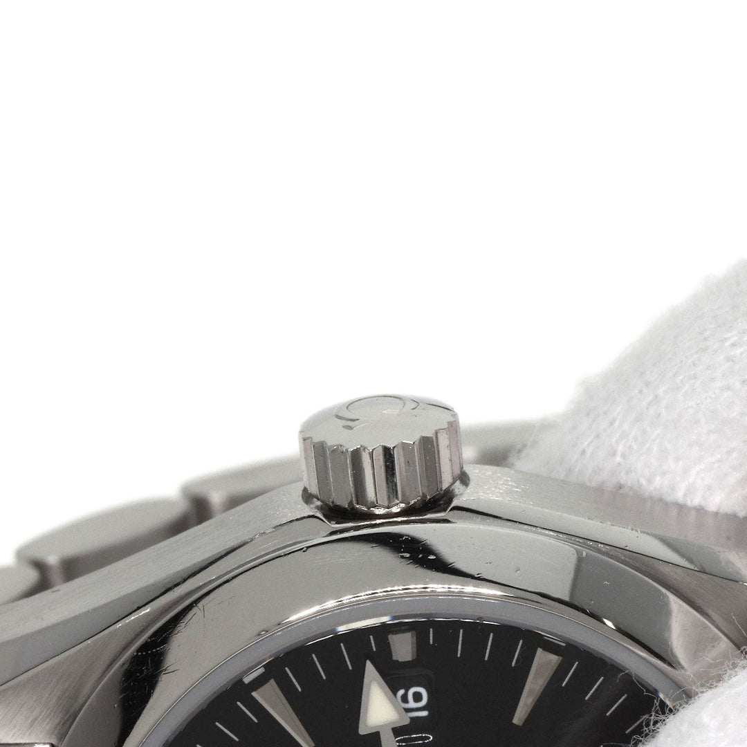 OMEGA Watches Quartz 2577.50 Stainless Steel , Stainless Steel black Aqua Terra black dial mens Used Authentic