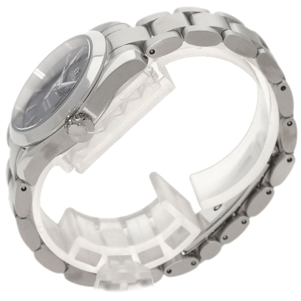 OMEGA Watches Quartz 2577.50 Stainless Steel , Stainless Steel black Aqua Terra black dial mens Used Authentic
