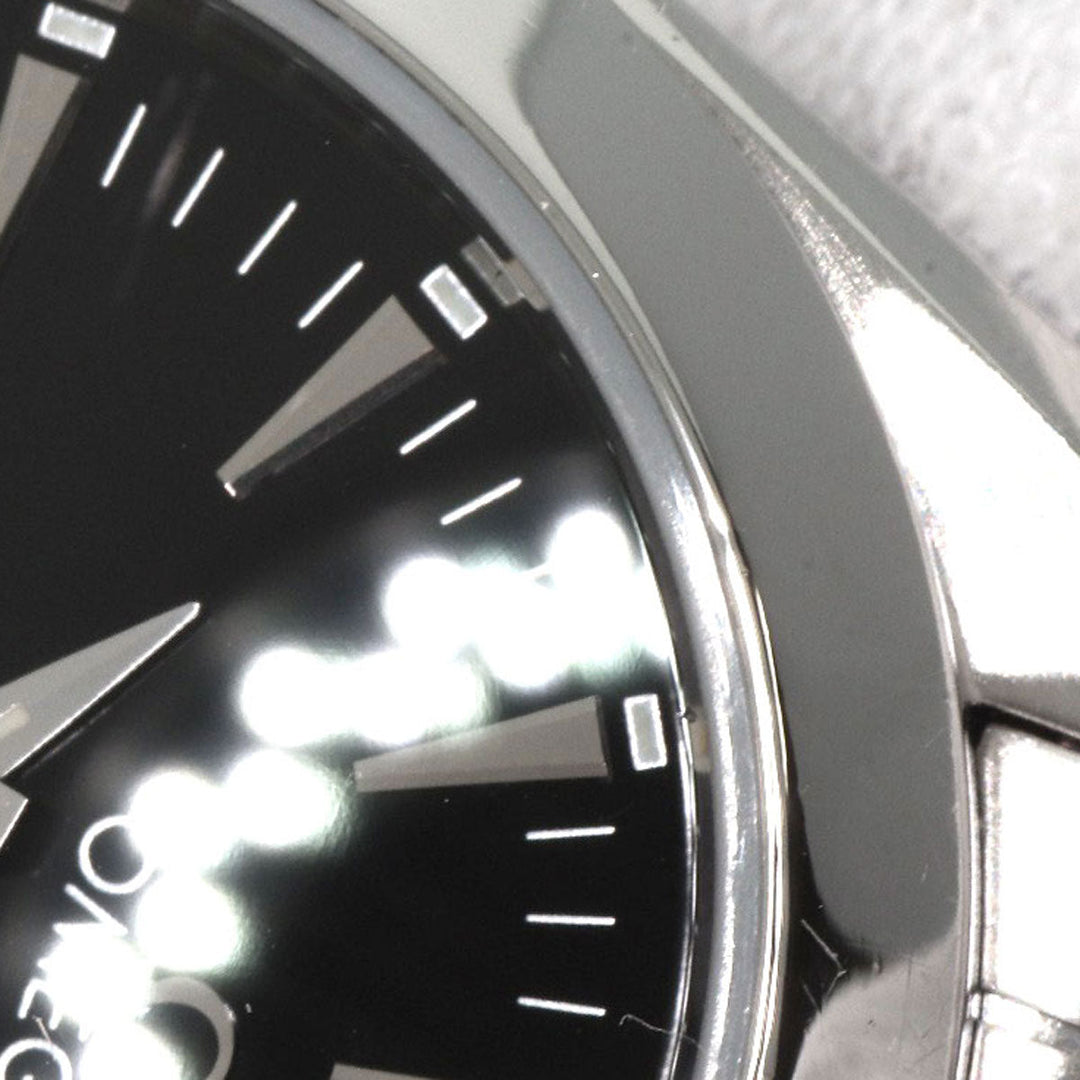 OMEGA Watches Quartz 2577.50 Stainless Steel , Stainless Steel black Aqua Terra black dial mens Used Authentic