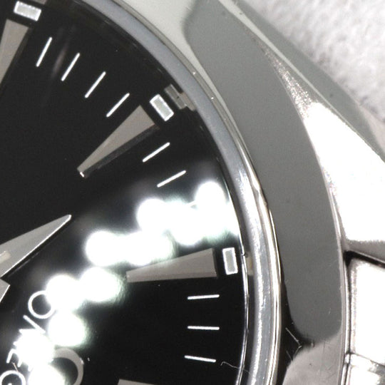 OMEGA Watches Quartz 2577.50 Stainless Steel , Stainless Steel black Aqua Terra black dial mens Used Authentic