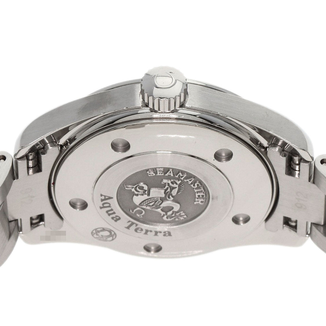 OMEGA Watches Quartz 2577.50 Stainless Steel , Stainless Steel black Aqua Terra black dial mens Used Authentic