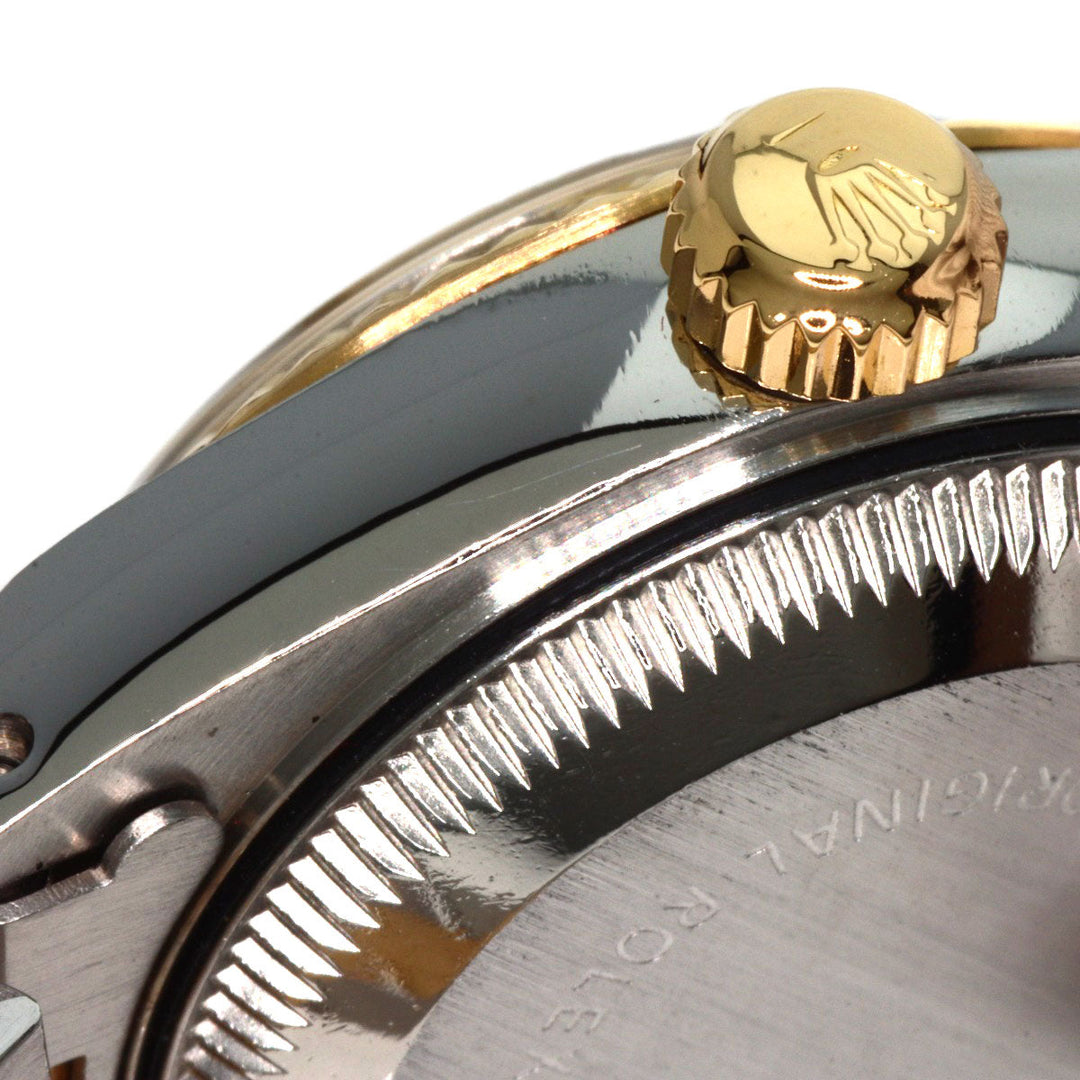 ROLEX Watches Mechanical Automatic 69173G Stainless Steel , SSxK18YG , K18YG gold Datejust 10P Diamond Champagne Gold dial Women Used Authentic