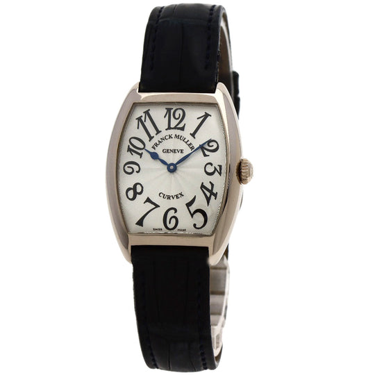 FRANCK MULLER Watches Quartz 7502QZ K18WG, leather Silver Tonookabex Silver dial Boys Used Authentic