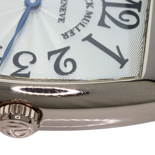 FRANCK MULLER Watches Quartz 7502QZ K18WG, leather Silver Tonookabex Silver dial Boys Used Authentic