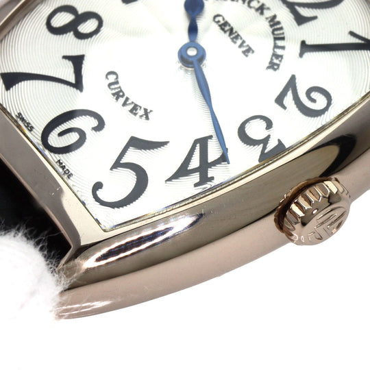 FRANCK MULLER Watches Quartz 7502QZ K18WG, leather Silver Tonookabex Silver dial Boys Used Authentic