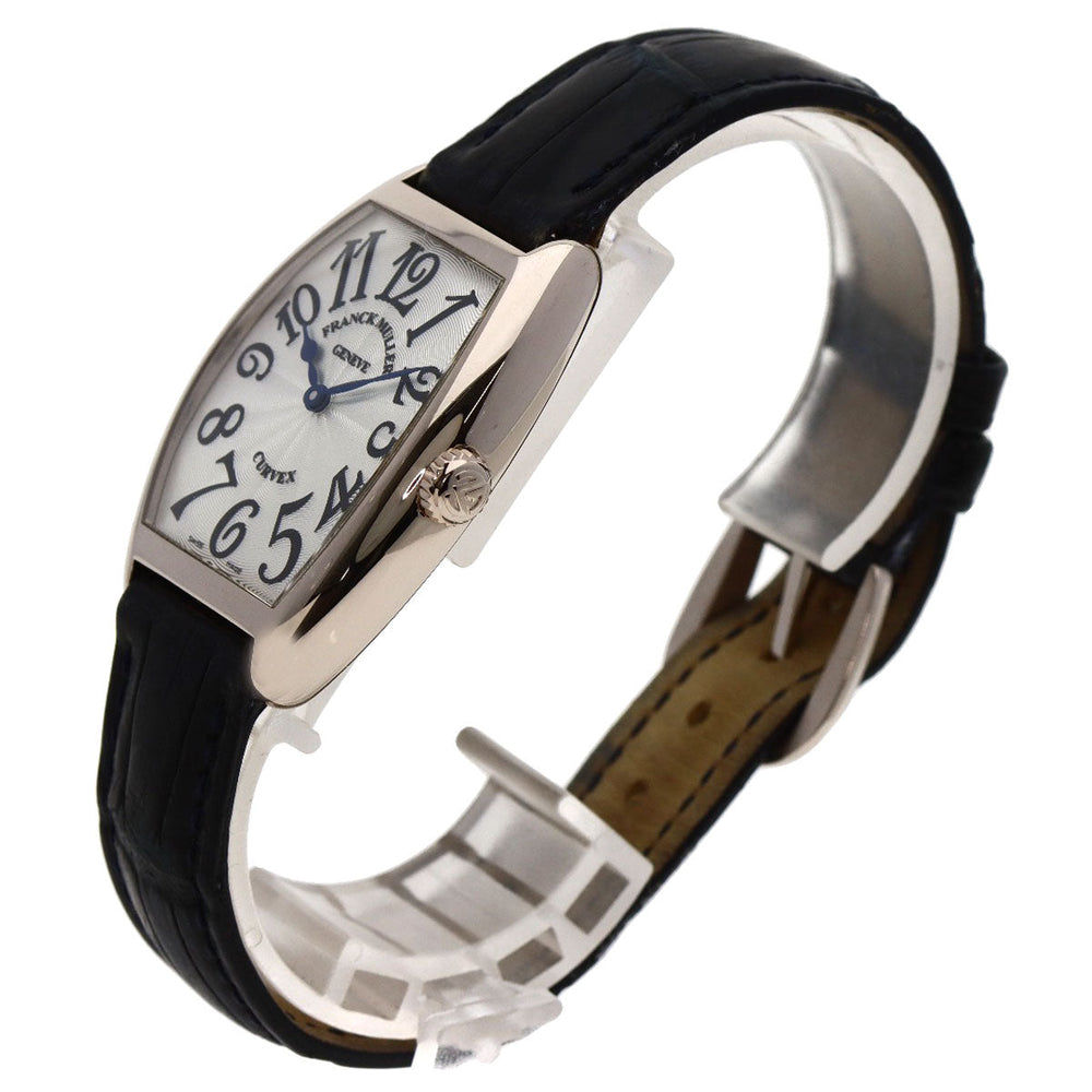 FRANCK MULLER Watches Quartz 7502QZ K18WG, leather Silver Tonookabex Silver dial Boys Used Authentic