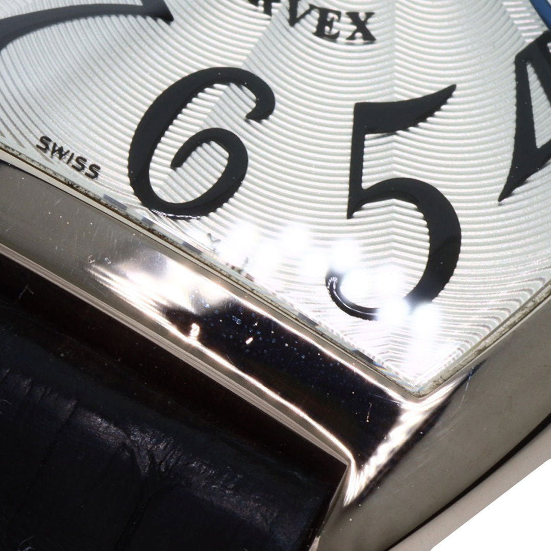 FRANCK MULLER Watches Quartz 7502QZ K18WG, leather Silver Tonookabex Silver dial Boys Used Authentic