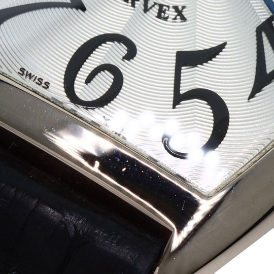 FRANCK MULLER Watches Quartz 7502QZ K18WG, leather Silver Tonookabex Silver dial Boys Used Authentic