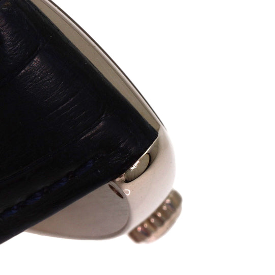 FRANCK MULLER Watches Quartz 7502QZ K18WG, leather Silver Tonookabex Silver dial Boys Used Authentic