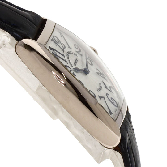 FRANCK MULLER Watches Quartz 7502QZ K18WG, leather Silver Tonookabex Silver dial Boys Used Authentic
