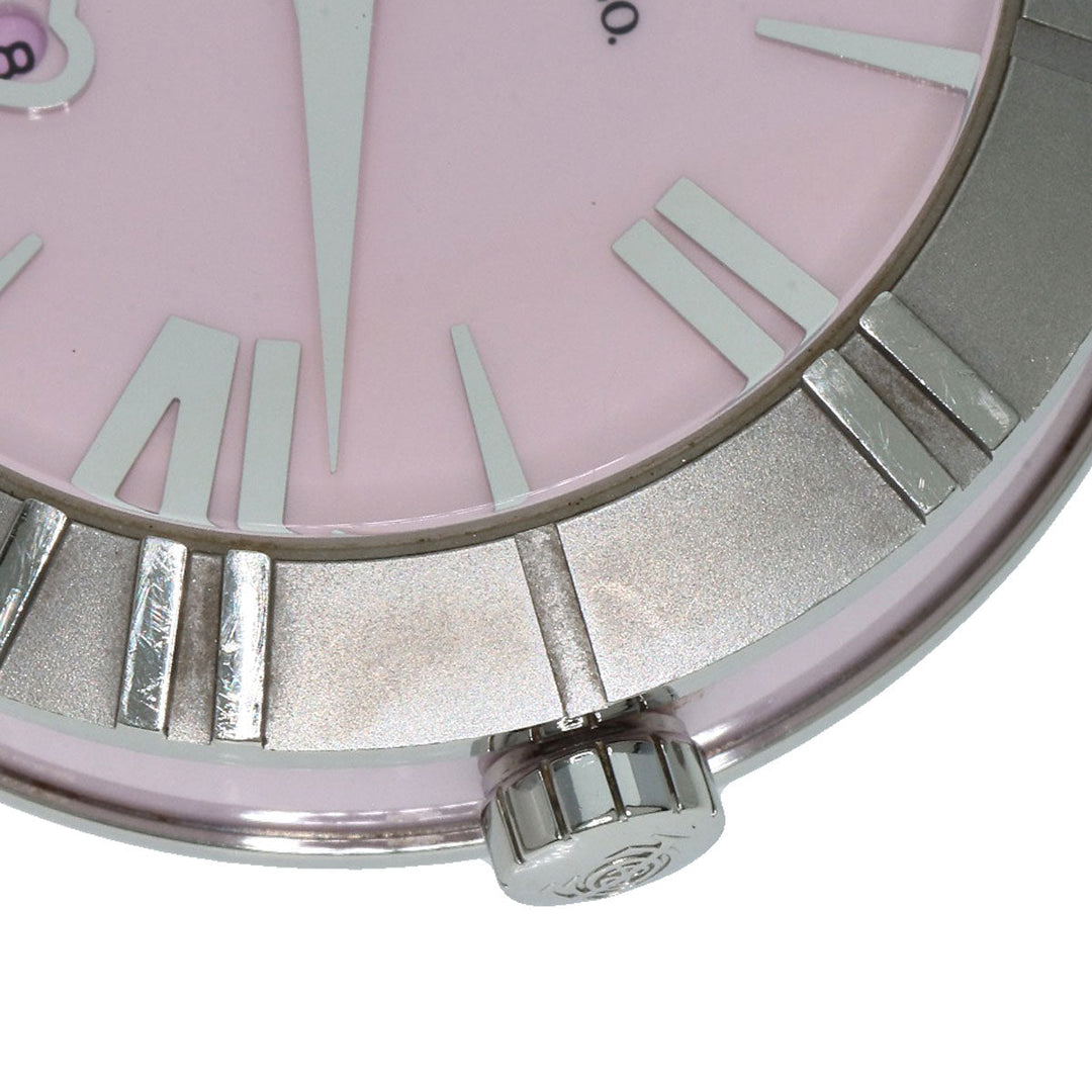 TIFFANY&Co. Watches Quartz Z1301.11.11A31A00A Stainless Steel , Stainless Steel Silver Atlas pink dial Women Used Authentic