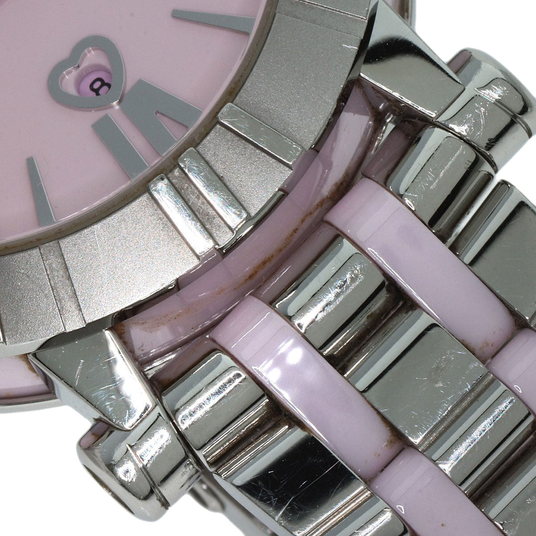 TIFFANY&Co. Watches Quartz Z1301.11.11A31A00A Stainless Steel , Stainless Steel Silver Atlas pink dial Women Used Authentic