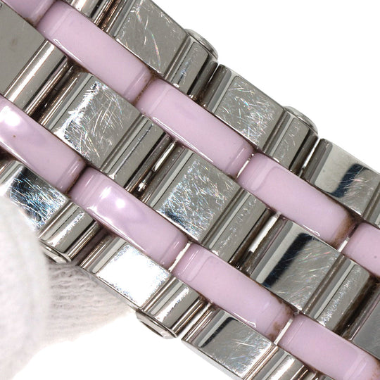 TIFFANY&Co. Watches Quartz Z1301.11.11A31A00A Stainless Steel , Stainless Steel Silver Atlas pink dial Women Used Authentic