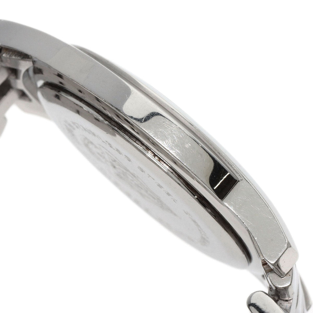 GUCCI Watches Quartz 5500M Stainless Steel , Stainless Steel Silver Round face Silver dial mens Used Authentic
