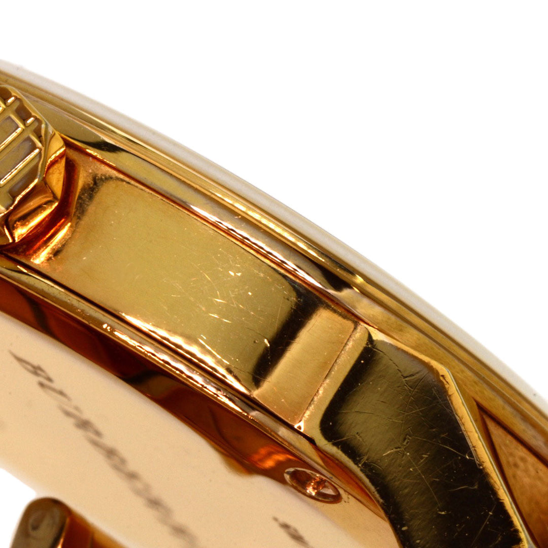 BURBERRY Watches Quartz BU9104 Gold Plated , Gold Plated gold Round face Silver dial Women Used Authentic
