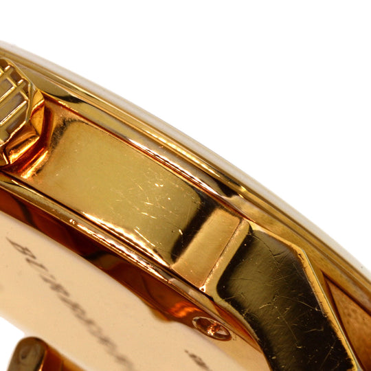BURBERRY Watches Quartz BU9104 Gold Plated , Gold Plated gold Round face Silver dial Women Used Authentic