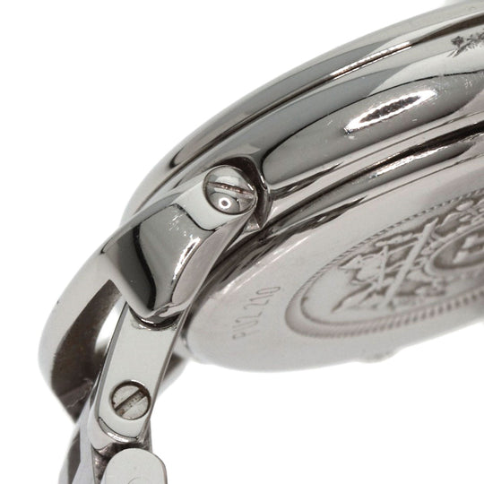 HERMES Watches Quartz PU2.210 Stainless Steel , Stainless Steel Silver Pullman white dial Women Used Authentic