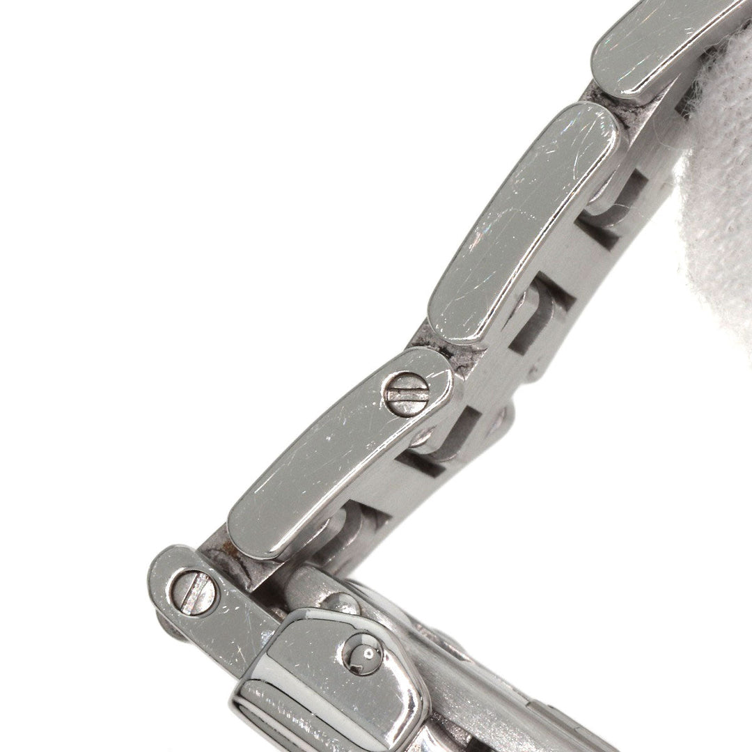 HERMES Watches Quartz PU2.210 Stainless Steel , Stainless Steel Silver Pullman white dial Women Used Authentic