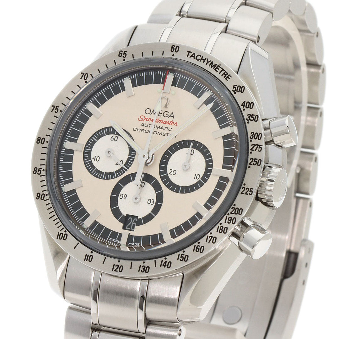 OMEGA Watches Mechanical Automatic 3506.31 Stainless Steel Silver Speedmaster Racing Schumacher Legend Silver dial