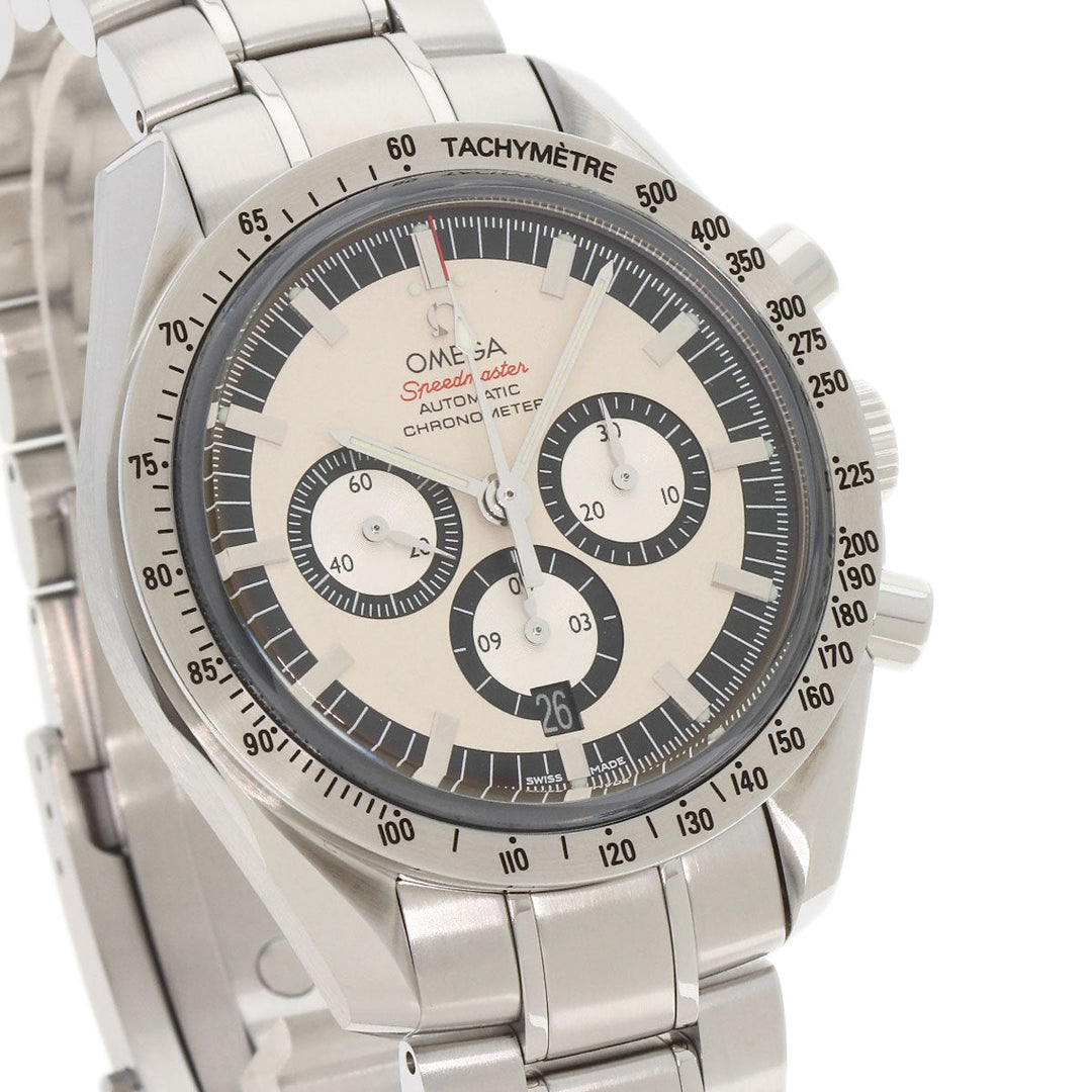 OMEGA Watches Mechanical Automatic 3506.31 Stainless Steel Silver Speedmaster Racing Schumacher Legend Silver dial