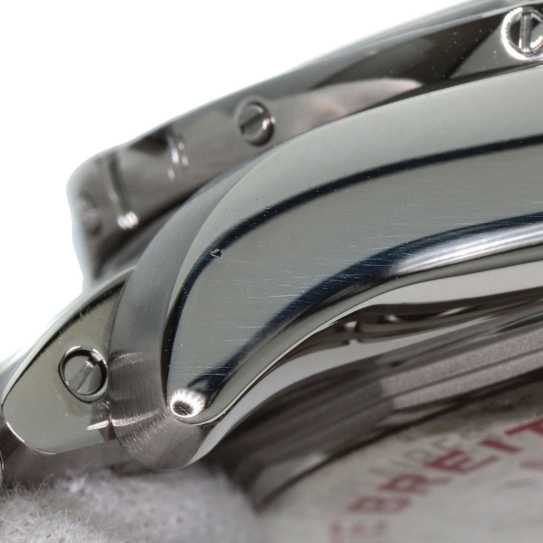 BREITLING Watches Mechanical Automatic AB0110 Stainless Steel , Stainless Steel Silver Chronomat 44 Fretze Tricolori Limited to 1000 pieces worldwide black dial mens Used Authentic