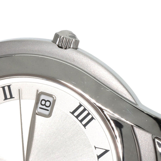 GUCCI Watches Quartz 5500M Stainless Steel , Stainless Steel Silver Round face Silver dial mens Used Authentic