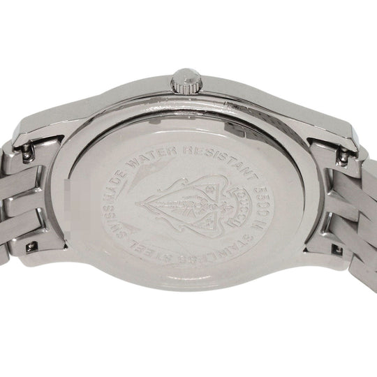 GUCCI Watches Quartz 5500M Stainless Steel , Stainless Steel Silver Round face Silver dial mens Used Authentic