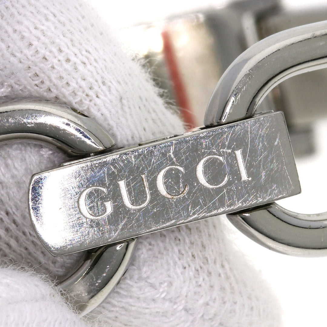 GUCCI Watches Quartz 1500L Stainless Steel , Stainless Steel Silver Square face blue dial Women Used Authentic