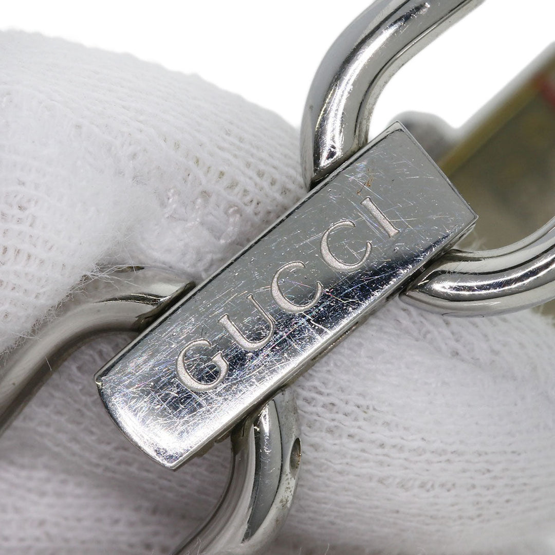 GUCCI Watches Quartz 1500L Stainless Steel , Stainless Steel Silver Square face Silver dial Women Used Authentic