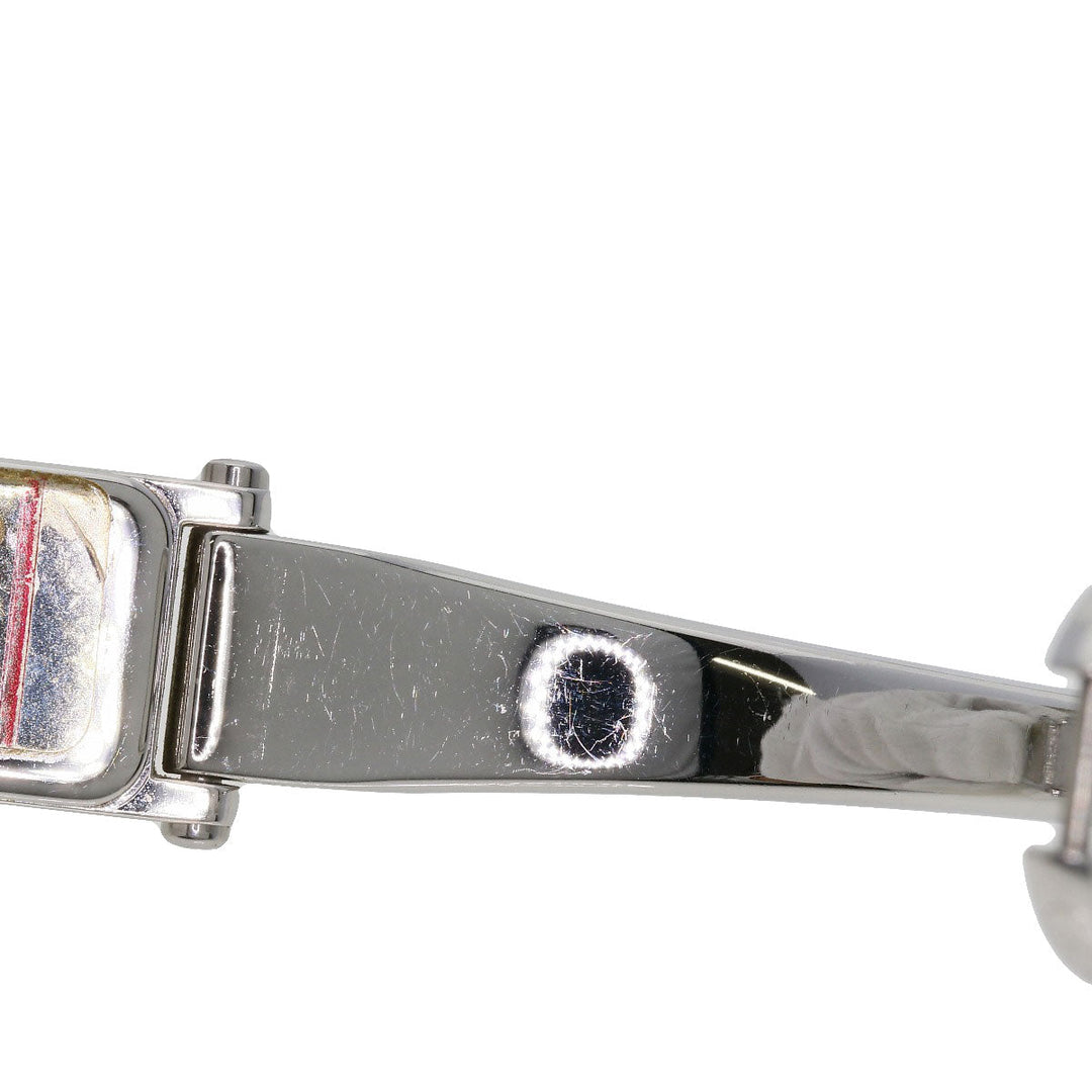 GUCCI Watches Quartz 1500L Stainless Steel , Stainless Steel Silver Square face Silver dial Women Used Authentic