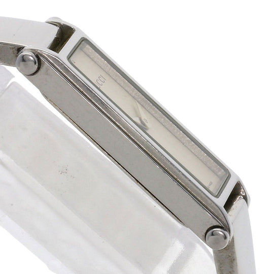 GUCCI Watches Quartz 1500L Stainless Steel , Stainless Steel Silver Square face Silver dial Women Used Authentic