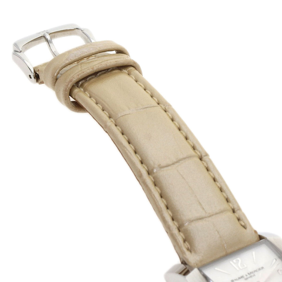 Baume & Mercier Watches Quartz 65488 Stainless Steel Silver Diamant Women Used Authentic