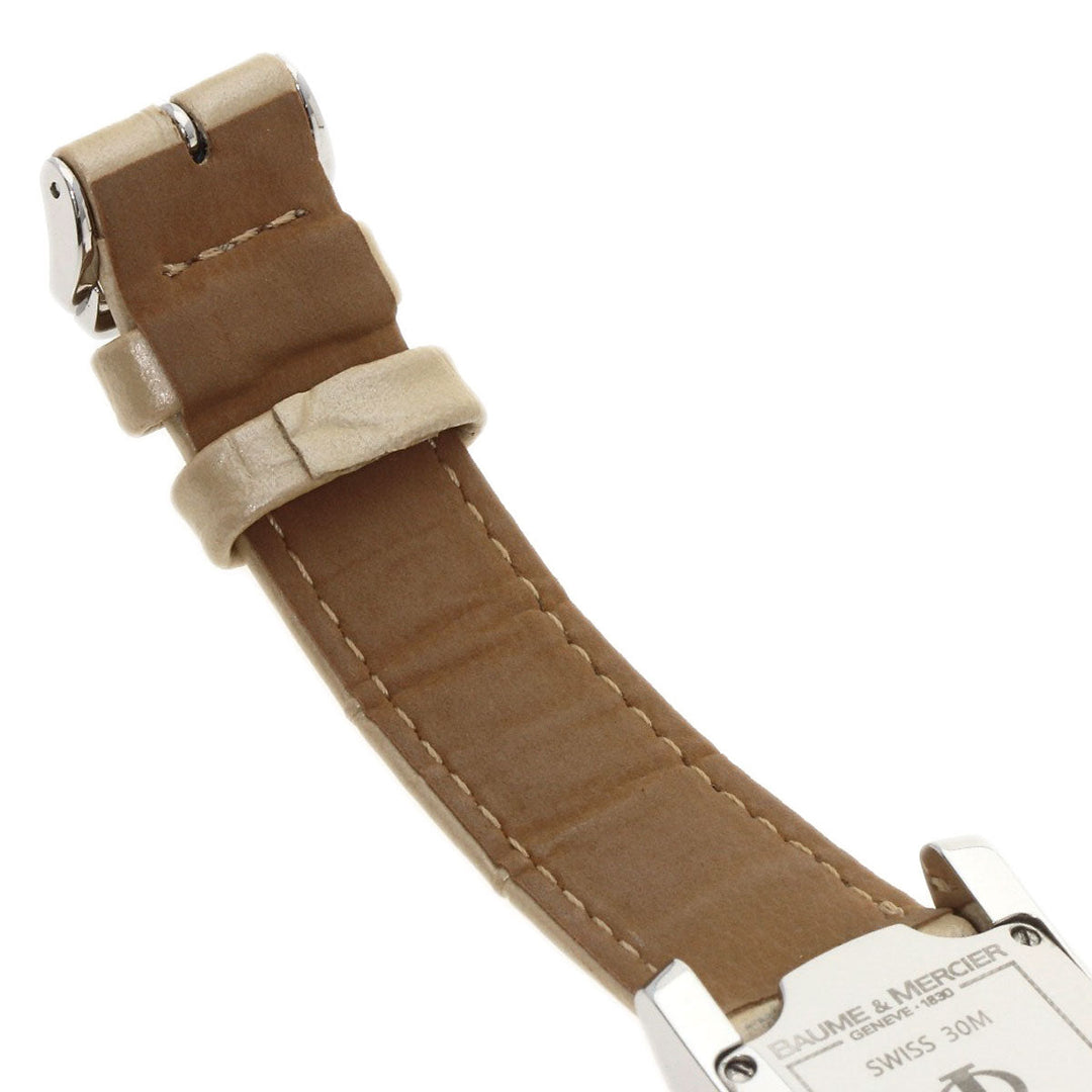Baume & Mercier Watches Quartz 65488 Stainless Steel Silver Diamant Women Used Authentic