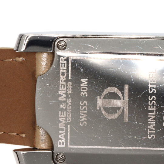 Baume & Mercier Watches Quartz 65488 Stainless Steel Silver Diamant Women Used Authentic