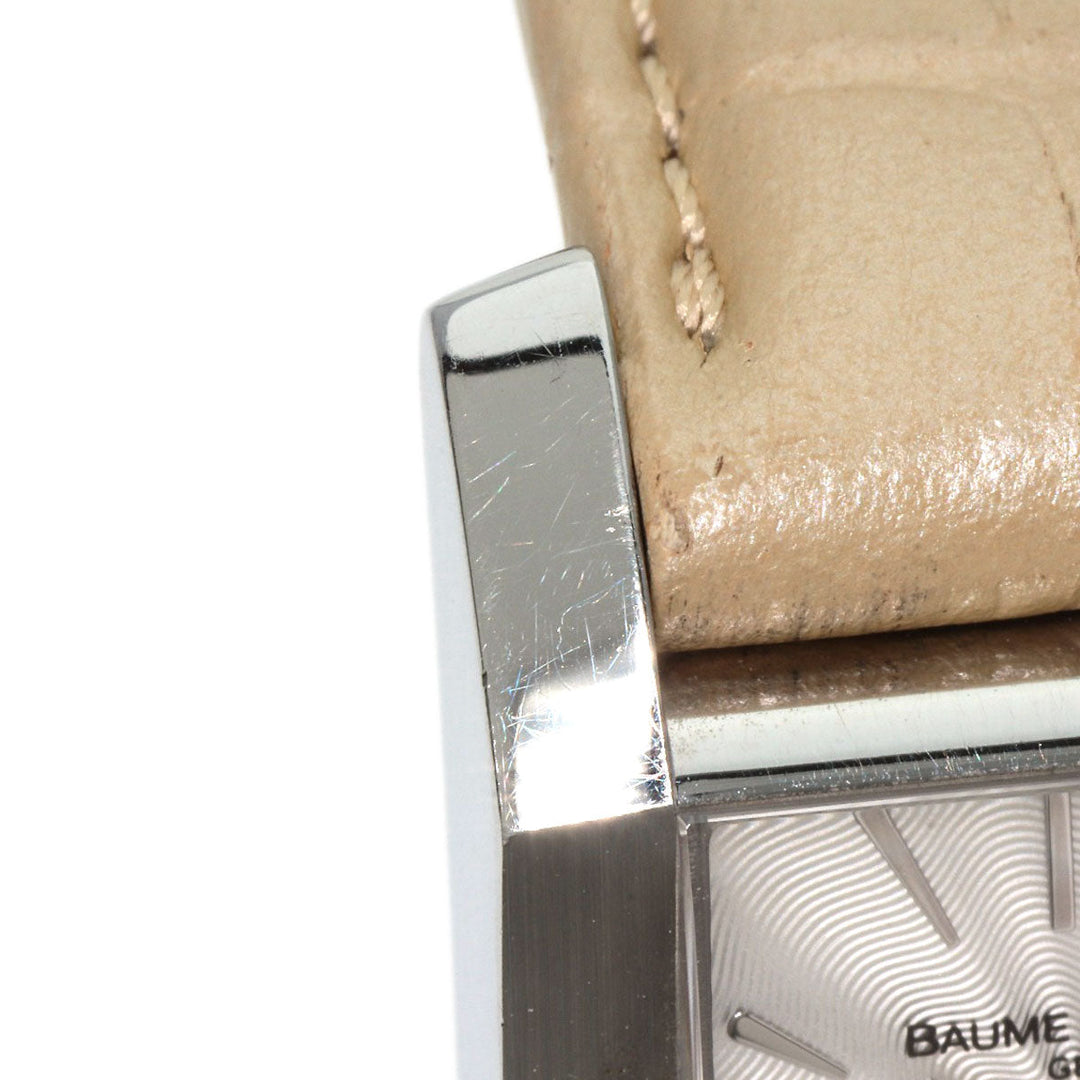 Baume & Mercier Watches Quartz 65488 Stainless Steel Silver Diamant Women Used Authentic