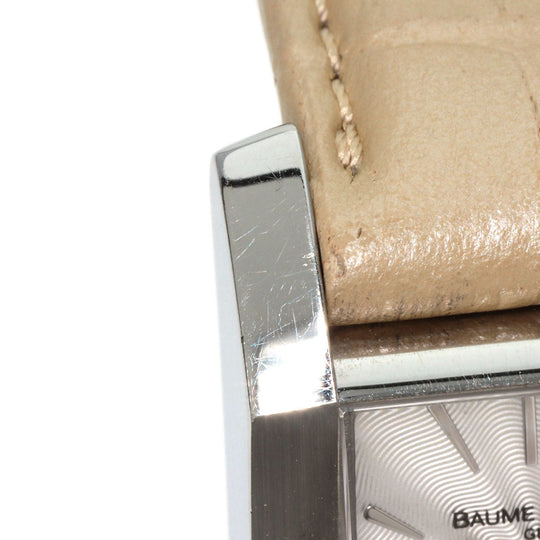 Baume & Mercier Watches Quartz 65488 Stainless Steel Silver Diamant Women Used Authentic