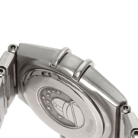 OMEGA Watches Quartz 1561.51 Stainless Steel , Stainless Steel Silver Constellation Navy dial Women Used Authentic