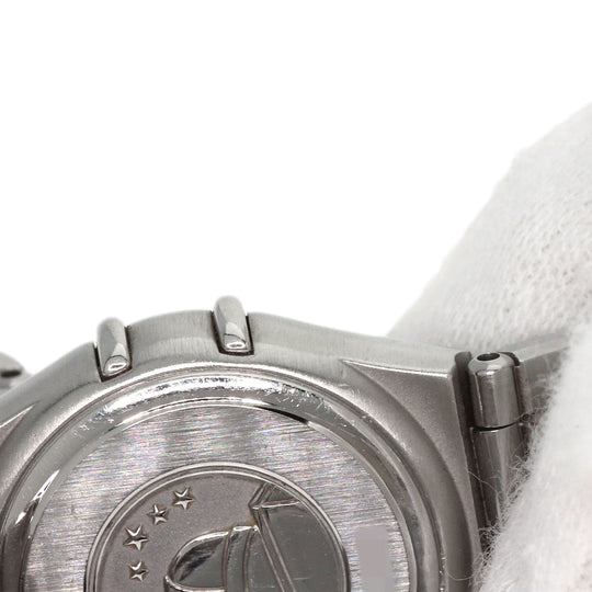 OMEGA Watches Quartz 1561.51 Stainless Steel , Stainless Steel Silver Constellation Navy dial Women Used Authentic