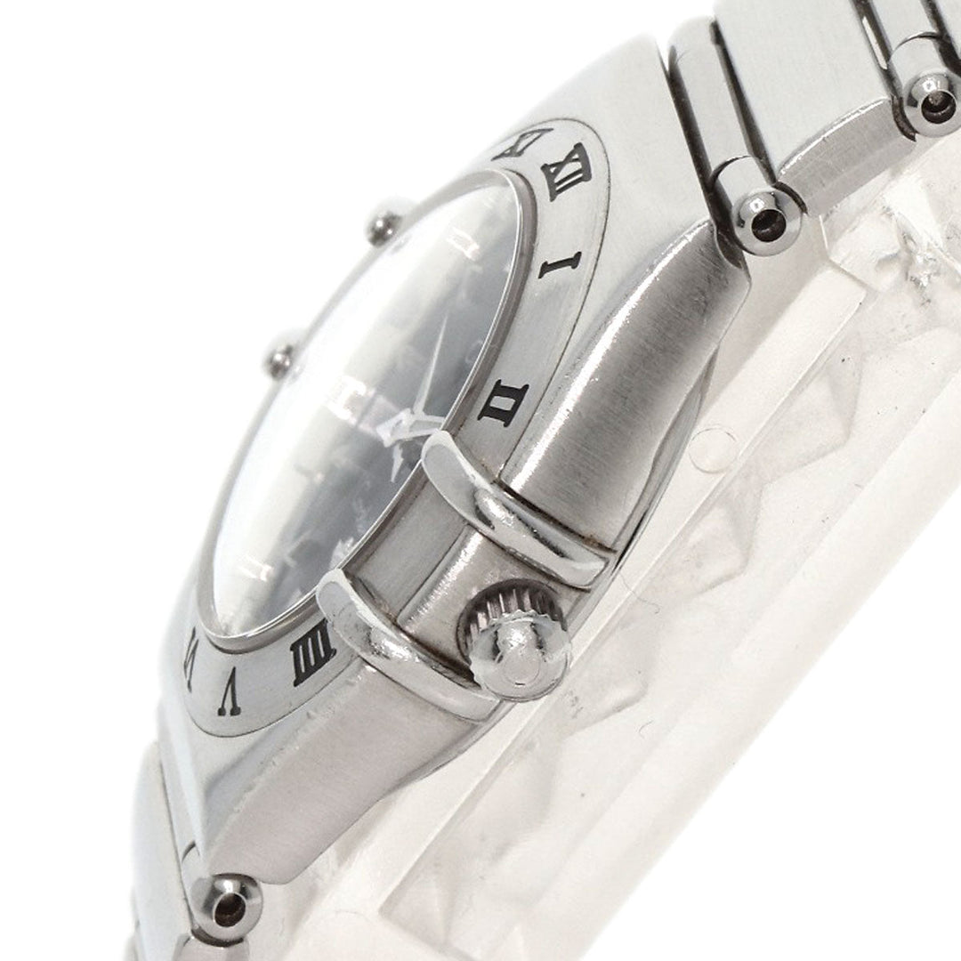 OMEGA Watches Quartz 1561.51 Stainless Steel , Stainless Steel Silver Constellation Navy dial Women Used Authentic