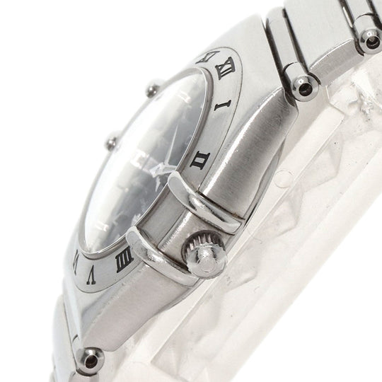 OMEGA Watches Quartz 1561.51 Stainless Steel , Stainless Steel Silver Constellation Navy dial Women Used Authentic