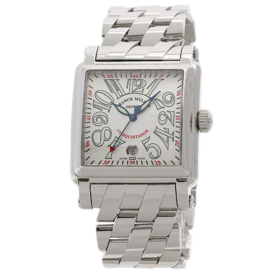 FRANCK MULLER Watches Mechanical Automatic 10000HSCOAC Stainless Steel , Stainless Steel Silver Conquistador Cortez Silver dial mens Used Authentic